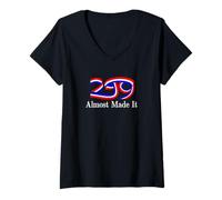 Femme America at 249: Almost Made It Sarcastic Parody T-Shirt avec Col en V