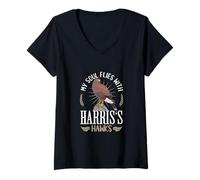 Femme Âmes sœurs - Buse du désert T-Shirt avec Col en V