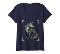 Femme Amon, la chimère Vigilante T-Shirt avec Col en V