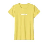 Femme Amor Mignon Tendance Esthétique Minimal Amour Jeu de Mots T-Shirt