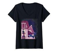 Femme Ancienne civilisation minoenne - Histoire méditerranéenne T-Shirt avec Col en V