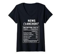 Femme Ancre drôle de Nouvelles T-Shirt avec Col en V