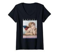Femme Ange Cupidon Raphael pour Artiste et Amateur d'art #2 T-Shirt avec Col en V