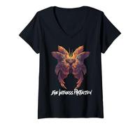 Femme Ange séraphin bibliquement précis Archange Bible catholique T-Shirt avec Col en V
