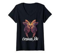 Femme Ange séraphin bibliquement précis Archange Bible catholique T-Shirt avec Col en V