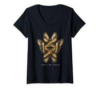 Femme Angel Seraphim Biblique N'ayez pas peur pour hommes, femmes et enfants T-Shirt avec Col en V