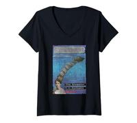 Femme Animorphs The Invasion Reptile Transformation Book Cover T-Shirt avec Col en V