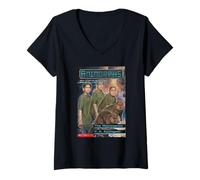 Femme Animorphs The Resistance Beaver Transformation Book Cover T-Shirt avec Col en V