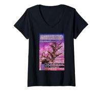 Femme Animorphs The Underground Bat Transformation Book Cover T-Shirt avec Col en V