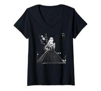 Femme Annie Lennox en Concert au Concert de Freddie Mercury 1992 T-Shirt avec Col en V