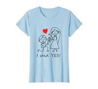 Femme Annonce de fiançailles I Said Yes T-Shirt