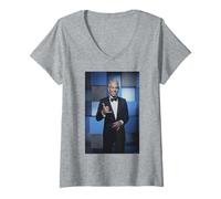 Femme Anthony Bourdain Chef At The Emmys par Michael Grecco T-Shirt avec Col en V