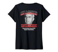 Femme Anti RFK Jr., Un médecin, Un Scientifique, Une Preuve factuelle, Pas Un Complot T-Shirt avec Col en V