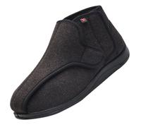 Femme AntidéRapant Chaussure Maison,Swollen Feet Extra Wide Width Easy on & Off Walking Sneakers Diabetic Air Cushion Slip-on Orthopedic Sandals.Coffee Color-42