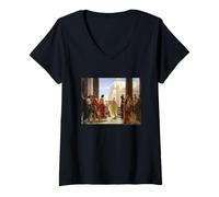 Femme Antonio Ciseri Behold The Man! (ECCE Homo) T-Shirt avec Col en V