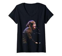 Femme Antony and The Johnsons Anohni Live 2005 par Andy Willsher T-Shirt avec Col en V