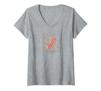 Femme Appareils multifonctions MacGyver Original Series T-Shirt avec Col en V