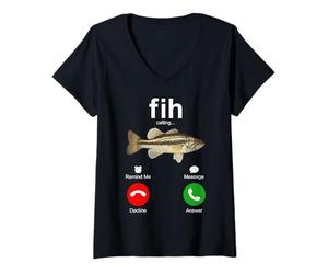 Femme Appel Fih | Refuser Une Mauvaise Peau Accepter la réponse Mème Mal orthographié T-Shirt avec Col en V