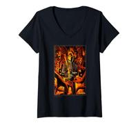 Femme Archie Comics Andrews Under Attack Halloween Poster T-Shirt avec Col en V