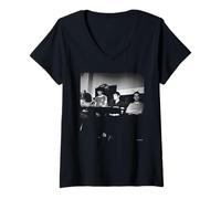 Femme Arctic Monkeys When The Sun Goes Down Era par Andy Willsher T-Shirt avec Col en V