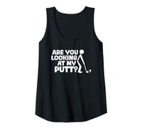 Femme are You Looking at My Putt? Golfeur de Golf Amusant Débardeur