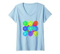 Femme Art Jiu Jitsu T-Shirt avec Col en V