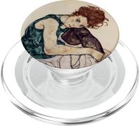 Femme Assise avec Genou plié par Egon Schiele (1917) PopSockets PopGrip pour MagSafe