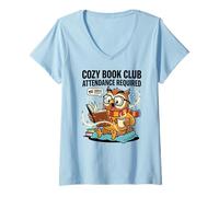 Femme Assistance Confortable requise Shhh No Spoilers Drôle T-Shirt avec Col en V