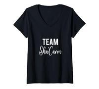 Femme Assistance de l'équipe Sha'Carri T-Shirt avec Col en V