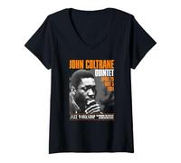 Femme Atelier de Jazz John Coltrane à San Francisco 1961 T-Shirt avec Col en V