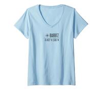 Femme Atlantic Heritage Coordinates | Minimal Coastal Art T-Shirt avec Col en V