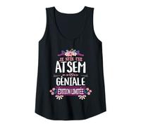 Femme Atsem Géniale Édition Limitée Fin Année Scolaire Débardeur