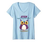 Femme ATSEM super trop chouette ! Cadeau pour ATSEM T-Shirt avec Col en V