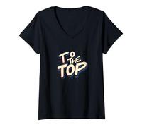 Femme Atteignez de nouveaux sommets avec cette tenue haut de gamme T-Shirt avec Col en V