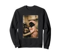Femme au Foyer Affenpinscher Chien Maman Cuisine dans la Cuisine Sweatshirt