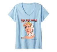 Femme Au Revoir bébé, Je suis Mieux sans toi (déclaration d'ex drôle) T-Shirt avec Col en V