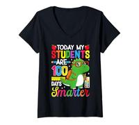Femme Aujourd'hui, Mes étudiants sont 10 Jours Plus intelligents T-Shirt avec Col en V