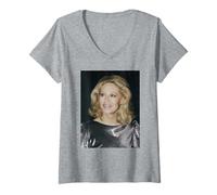 Femme Auteur Joan Kennedy Pianiste Classique par Michael Grecco T-Shirt avec Col en V