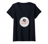 Femme Autoroute 395 de Californie - Eastern Sierra Adventure Club T-Shirt avec Col en V