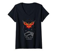 Femme Avatar Pandora Creature Last Shadow the Great Leonopteryx T-Shirt avec Col en V