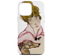 Femme avec lévrier (Edith Schiele) par Egon Schiele (1916) Coque pour iPhone 13 Pro Max