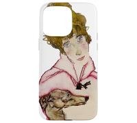 Femme avec lévrier (Edith Schiele) par Egon Schiele (1916) Coque pour iPhone 15 Pro Max