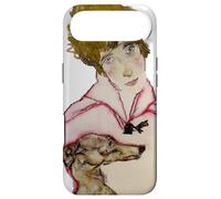 Femme avec lévrier (Edith Schiele) par Egon Schiele (1916) Coque pour iPhone Air