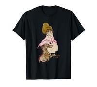 Femme avec lévrier (Edith Schiele) par Egon Schiele (1916) T-Shirt