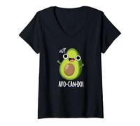 Femme AVO-Can-do Jeu de Mots drôle d'avocat T-Shirt avec Col en V
