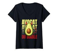 Femme Avocat du Diable : Plaisir de discuter et contredire T-Shirt avec Col en V