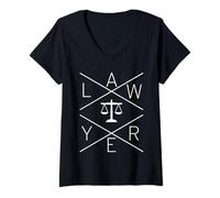 Femme Avocat T-Shirt avec Col en V
