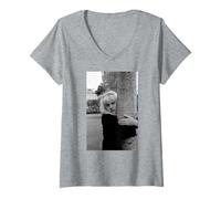 Femme Babes in Toyland Kat Bjelland Photo par Andy Willsher T-Shirt avec Col en V