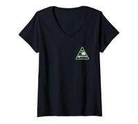 Femme Back to The Future Lone Pine Mall Pocket Hit T-Shirt avec Col en V