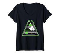 Femme Back to The Future Twin Pines Mall Scene T-Shirt avec Col en V